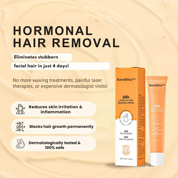 BareBliss™ | Stop 97% of hormonal hair growth at the root in just 4 days